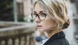 © xo4uphoto - Portrait of beautiful blonde woman in glasses
