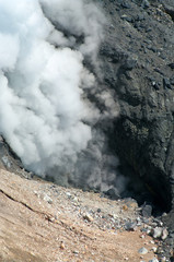 Ebeko Volcano, Paramushir Island, Kuril Islands, Russia