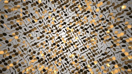 Poster - endless stream of falling gold coins 2. business background. seamless loop.