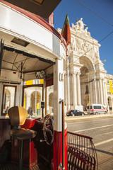 Tourist in beautiful Portugal. Lisbon.