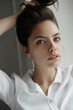 © Andrei Aleshyn/Stocksy - Portrait of a beautiful close-up girl