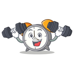 Poster - Fitness alarm clock character cartoon