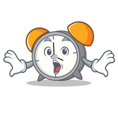 Poster - Surprised alarm clock mascot cartoon