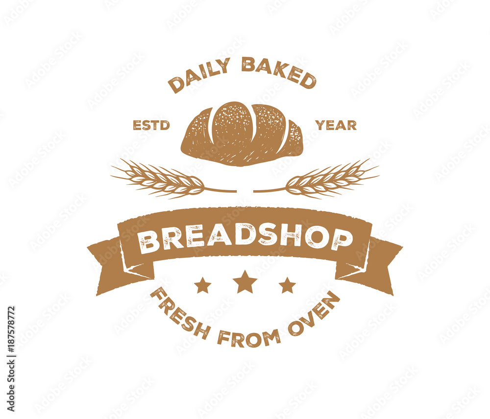 vintage bakery pastry logo design set Stock Vector | Adobe Stock