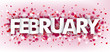 Hearts Pink Header February