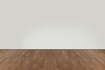 walnut wood floor with wall background