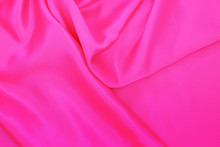 Pink Fabric Silk Texture For Background