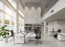 Modern Office Building Interior.