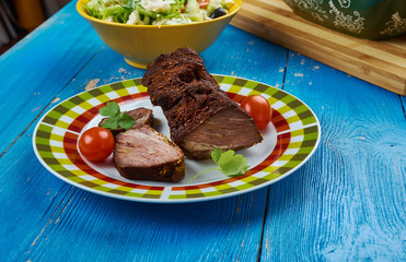 Canvas Print - swedish baked marinated beef