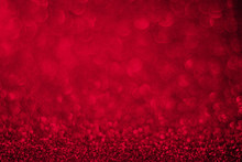 Red Glitter Background, Valentine's Day Holidays