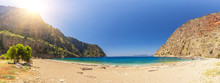 Panoramic Photo Of The Beach Of The Butterfly Valley