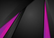 Abstract Corporate Purple Black Tech Background