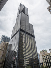 Willis Tower Building Also Known As Sears Tower At Chicago, IL, USA On The 4th August, 2017