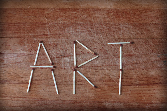 art is made up of matches