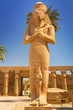 Statue of Ramesses II in Karnak temple in Luxor, Egypt