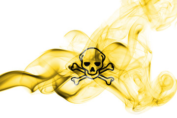 Poison smoke sign flag