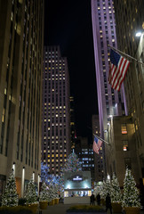 Fototapete - Rockefeller Center on Januar 3, 2018 in NYC, located in Midtown Manhattan.
