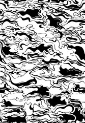 Canvas Print - Swirls Seamless Pattern