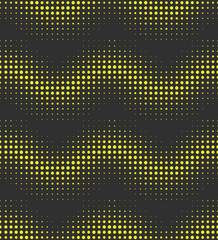 Poster - Abstract seamless pattern of geometric semitones.