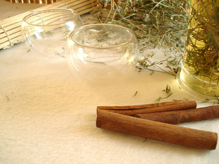 A bowl for tea. Tea ceremony. Glassware for tea.