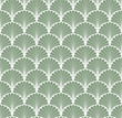 © daniela iga - Vector Floral Art Nouveau Seamless Pattern. Geometric decorative leaves texture. Retro stylish background.