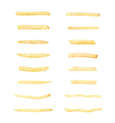 Sticker - Single potato french fry chip