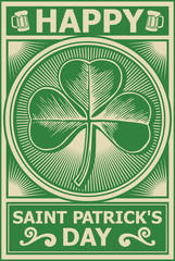 happy st. patricks day poster 