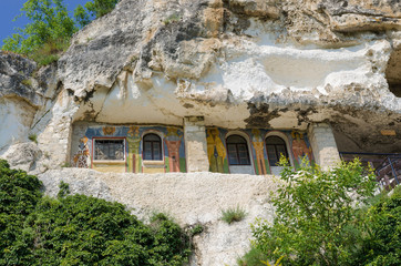 Wall Mural - Basarbovo Rock Monastery, Bulgaria