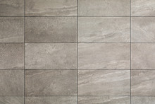 Gray Tile Wall, Close Up Background
