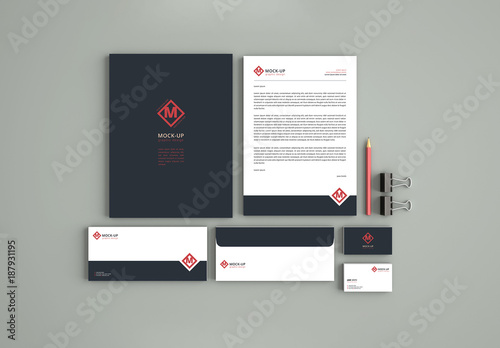 Business Stationery Set Mockup 2 Buy This Stock Template And Explore Similar Templates At Adobe Adobe Mockup Templates