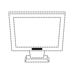 Canvas Print - Computer screen technology icon vector illustration graphic design