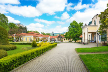 Historical Building On Spa Island In Piestany (SLOVAKIA)