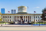 Fototapeta  - Ohio Statehouse ceremonial entrance.