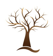Tree Vector Element Logo Illustration