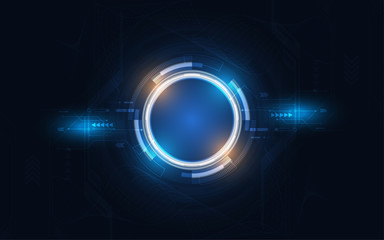 Wall Mural - abstract technology background hi-tech communication concept innovation background vector illustrati