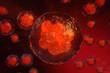 © rost9 - 3D illustration Early stage embryo, Stem cell research, Morula. Human or animal cells. Medicine scientific concept
