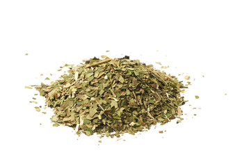 Sticker - Pile of mate tea leaves isolated