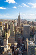 Manhattan Skyline in New York City mit Empire State Building, USA