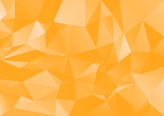 Wall Mural - Geometric orange shape vector background