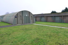 Nissen Hut At A British Bomber Command Air Force Base.
