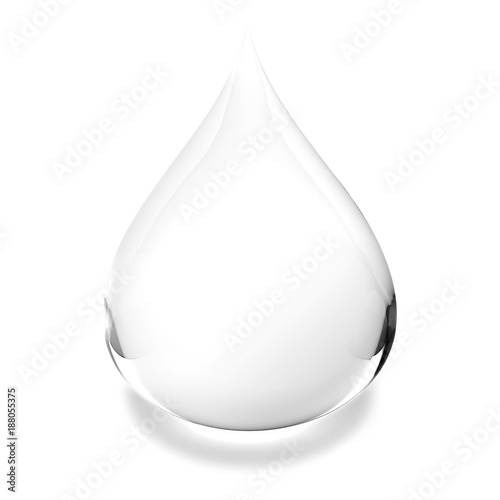 Fotografía transparent water droplets