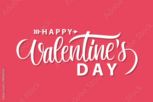 Fotografía Feliz día de San Valentín plantilla de tarjeta de felicitación romántica