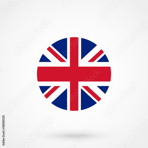 United Kingdom Flag Round Icon Uk Flag Icon With Accurate