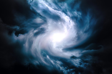 Wall Mural - whirlwind in the clouds