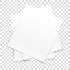 Poster - Many paper frames isolated on transparent background