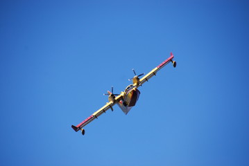 Wasserflugzeug Brand löschen Kroatien