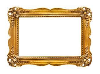 Wall Mural - Golden frame