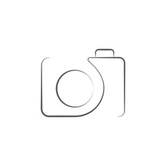 Poster - logo camera icon. elements of photo and video icon. premium quality graphic design. signs, outline s