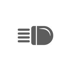 Poster - sign of light in the car icon. Elements of car repair icon. Premium quality graphic design. Signs, outline symbols collection icon for websites, web design, mobile app, graphic