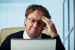 © DragonImages - Pensive businessman